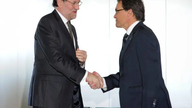 Rajoy y Mas en una imagen de archivo