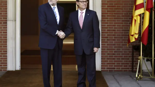Encuentro entre Mas y Rajoy