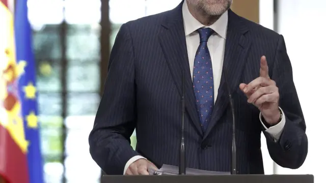 Rajoy en su comparecencia