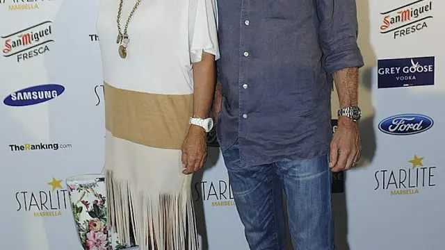 Ana Botella y José Mª Aznar en un concierto en Marbella