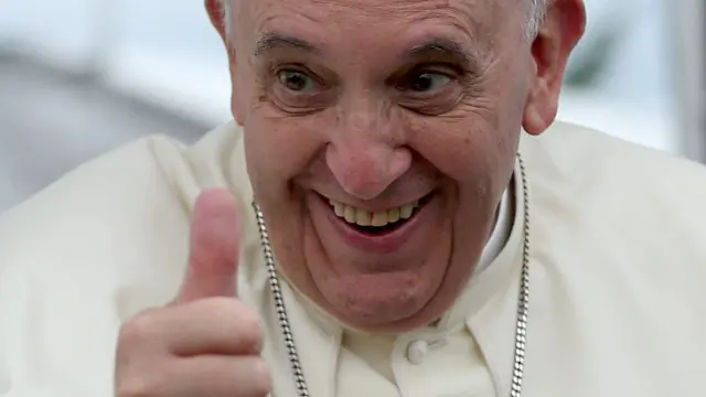 El papa Francisco este domingo