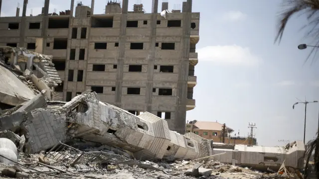 Imagen de la destrucción en Gaza.