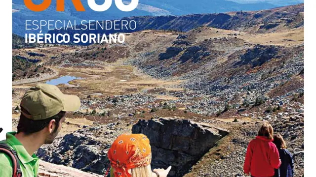 El Sendero Ibérico Soriano (GR-86) fue portada de la edición veraniega de 'Rutasoria'