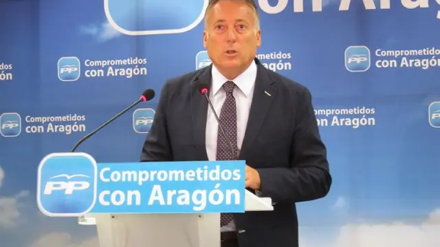 El secretario general de los populares aragoneses, Octavio López.