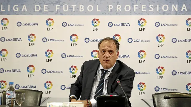 Javier Tebas, presidente de la Liga de Fútbol Profesional.