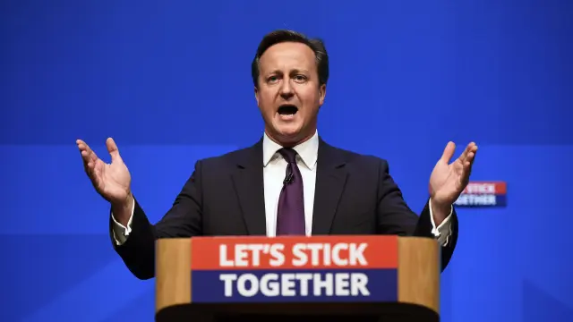 David Cameron pidió a los escoceses que voten 'no'