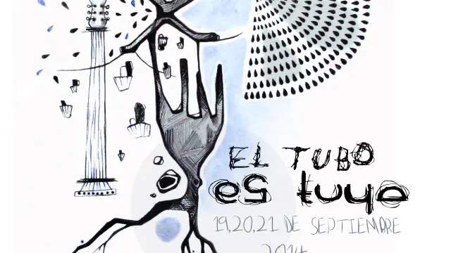 Cartel de las Fiestas del Tubo 2014