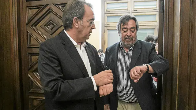 Carlos Pérez Anadón y Juan Alberto Belloch,
