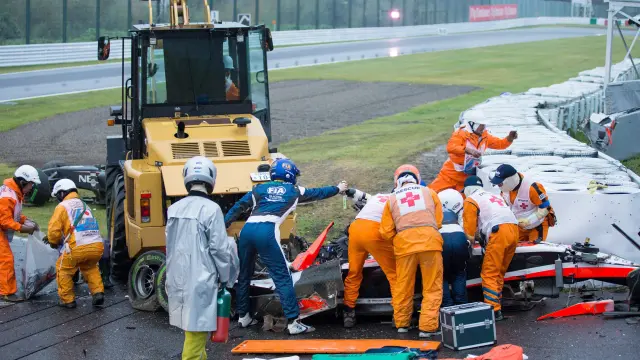 El grave accidente ha empañado el GP de Japón