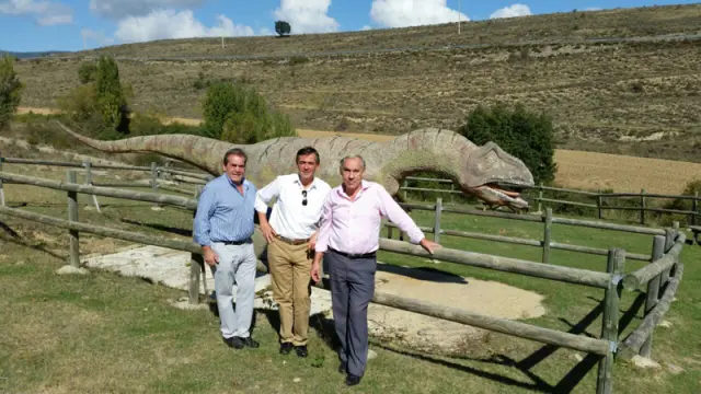 De izquierda a derecha, Martín Casado, Antonio Pardo y Enrique García