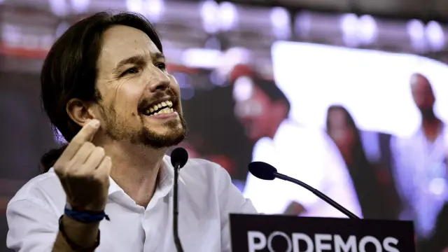 Pablo Iglesias en la Asamblea Ciudadana de Podemos
