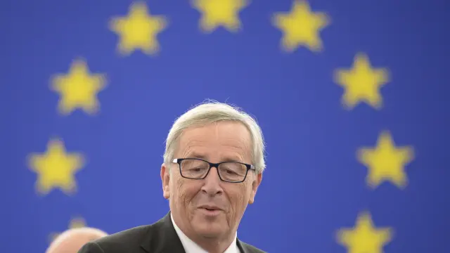 Juncker en la sesión de este miércoles