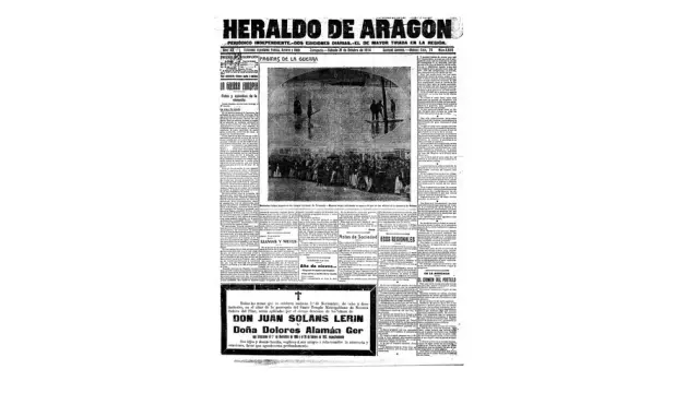 Portada de HERALDO el día 31 de octubre de 1914