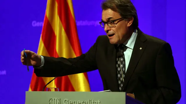 El presidente catalán, Artur Mas