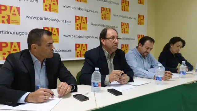 El Comité Local del PAR en Teruel, al anunciar la celebración de primarias.