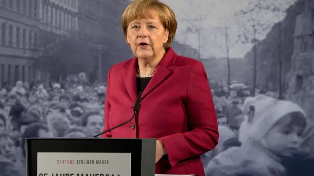 Merkel, en el aniversario de la caída del muro
