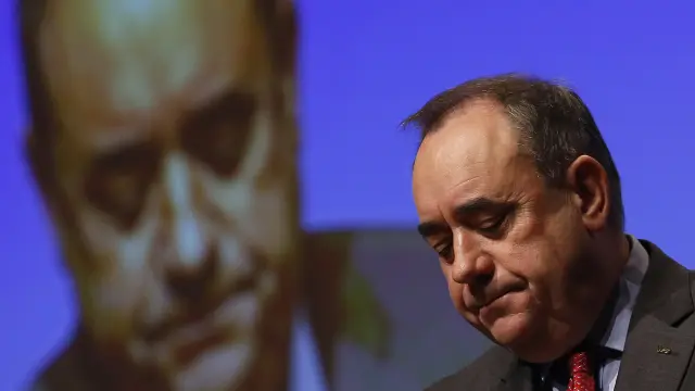 Alex Salmond, del Partido Nacionalista Escocés.
