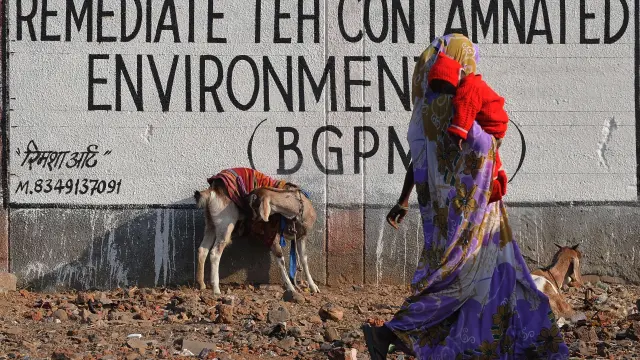 La fábrica de Bhopal sigue contaminada