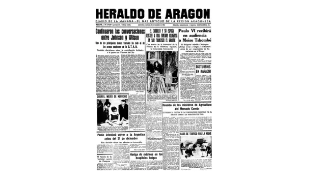 Portada de HERALDO el día 9 de diciembre de 1914