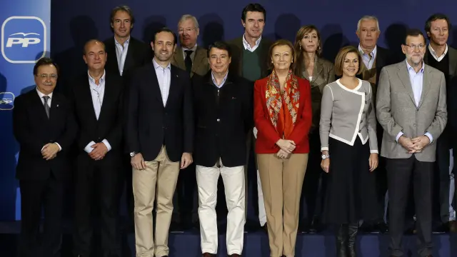 Rajoy se ha reunido con sus barones en Segovia