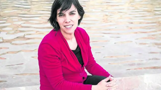 La periodista Esther Vivas, que impartió una conferencia esta semana en Zaragoza invitada por Adicae.
