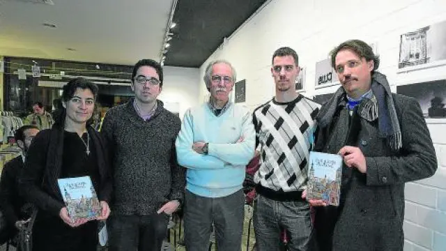 Begoña Arenaz, Sergio Rupérez, Alfredo y Pablo Scaglioni y Rafael Marín.