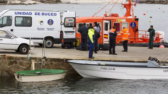 Localizan hundido a 36 metros el barco desaparecido en Galicia