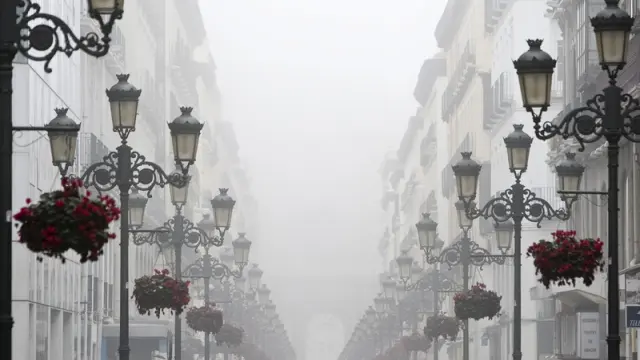 Niebla en el valle del Ebro