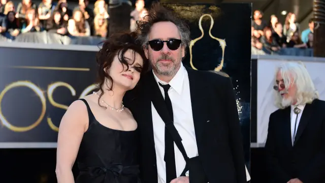 Tim Burton y Helena Bonham en una foto de archivo