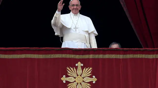 El Papa, durante la bendición urbi et orbi