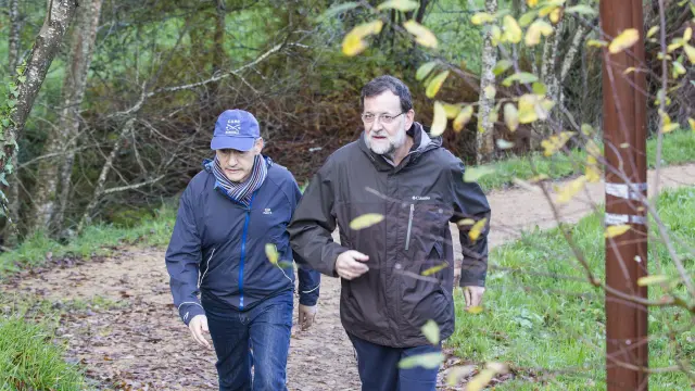 Mariano Rajoy, de paseo