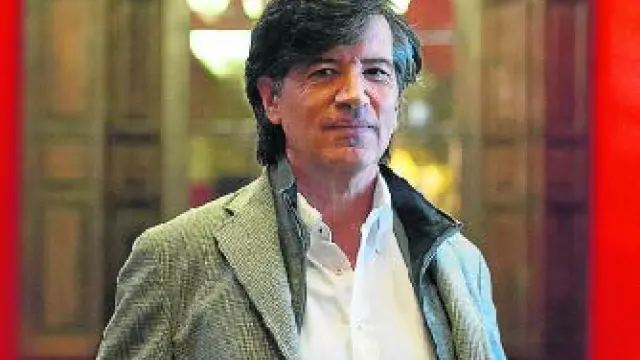 Carlos López Otín, durante su reciente visita a Zaragoza.