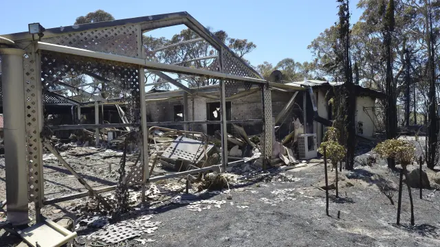 Estado de los inmuebles a causa de los incendios de verano en Australia