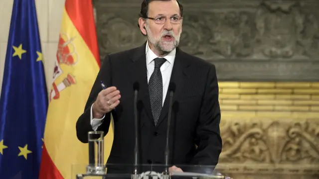 Mariano Rajoy, en Atenas