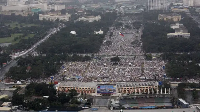 Millones de personas se congregaron en Manila para ver al Papa Francisco