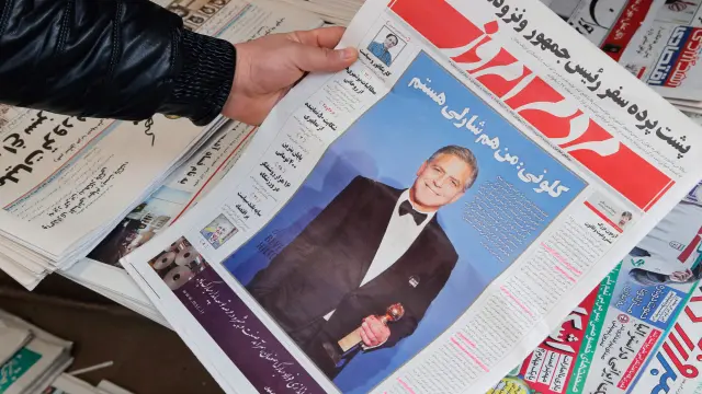 Portada del periódico iraní