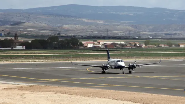 El aeródromo de Caudé aumentó su actividad en 2014