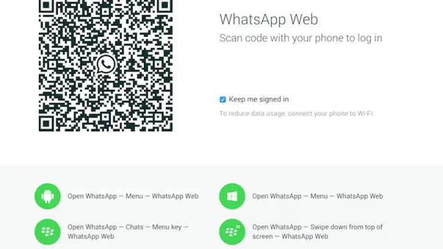 Captura de pantalla del nuevo sistema de WhatsApp