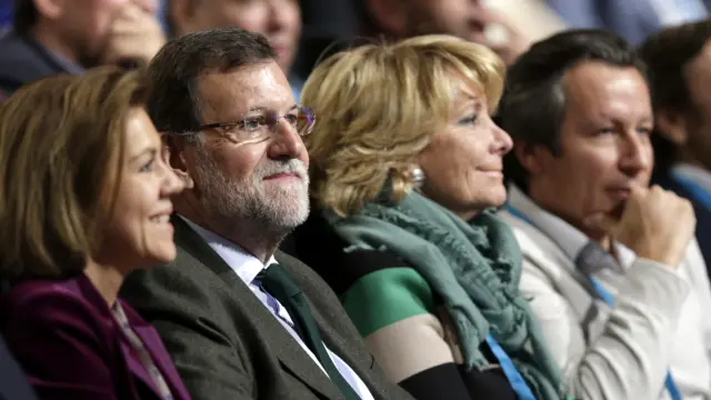 Cospedal, Rajoy, Aguirre y Floriano