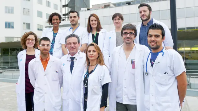El equipo de Cirugía Digestiva y Trasplante del servicio de Cirugía Pediátrica del Hospital Maternoinfantil Vall d'Hebron.