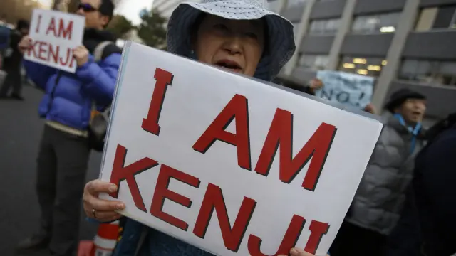 'Yo soy Kenji', campaña para liberar al rehén en manos del EI