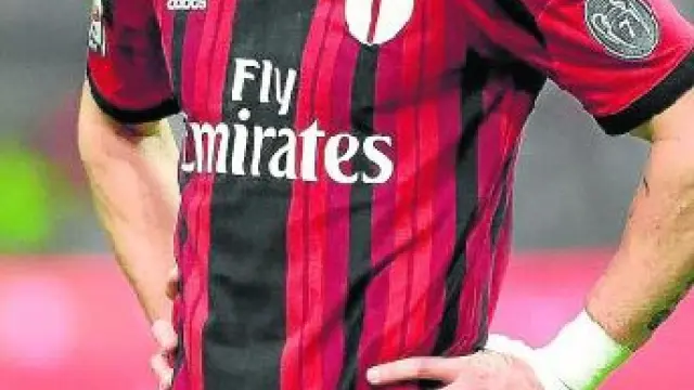 Torres durante el partido de la liga italiana con el Milan.