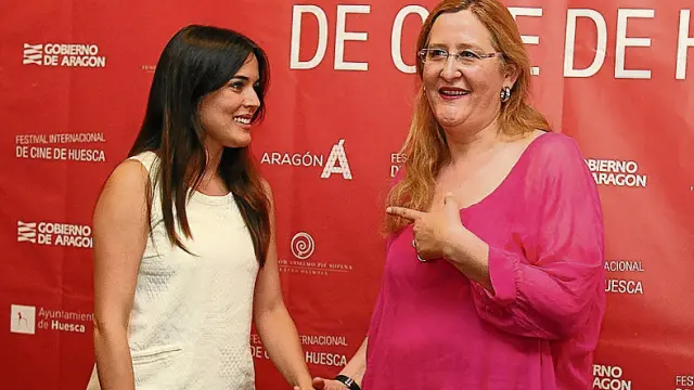 Adriana Ugarte y Luz Gabás se conocieron en el Festival de Huesca