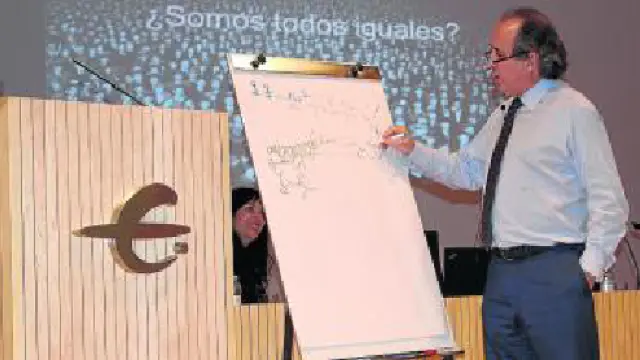 Emilio Duró, durante su intervención en la la VI Jornada Retos.