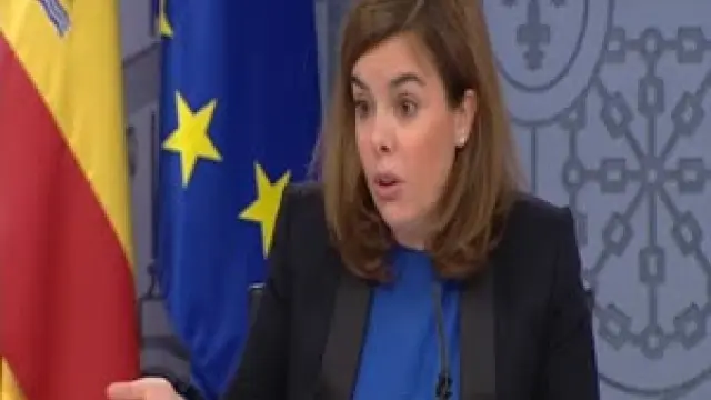 Soraya Sáenz de Santamaría ha anunciado la creación de un gabinete de crisis
