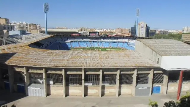 Estadio de la Romareda.