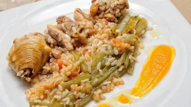 El restaurante de Cariñena La Rebotica celebra unas jornadas del arroz utilizando arroz aragonés del Pirineo.