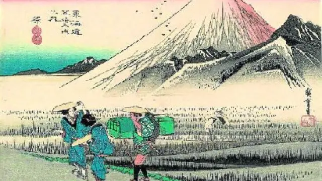 La colección de arte oriental del Museo de Zaragoza rescata al artista japonés Hiroshige
