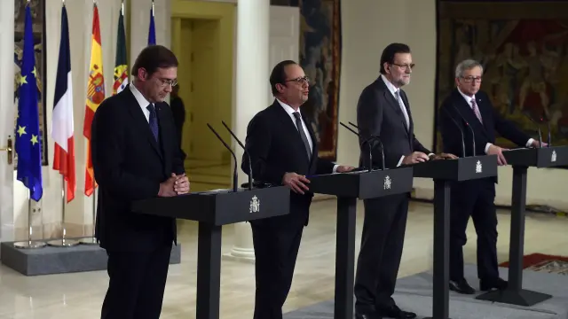 Rajoy ha aclarado que la denominada 'Declaración de Madrid' es un programa "con proyectos concretos y compromisos"