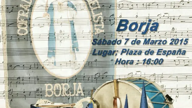 Exaltación de instrumentos de Semana Santa en Borja